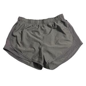 Nike Womens Athletic Shorts Medium Gray Tempo Dri Fit Lined Running Workout